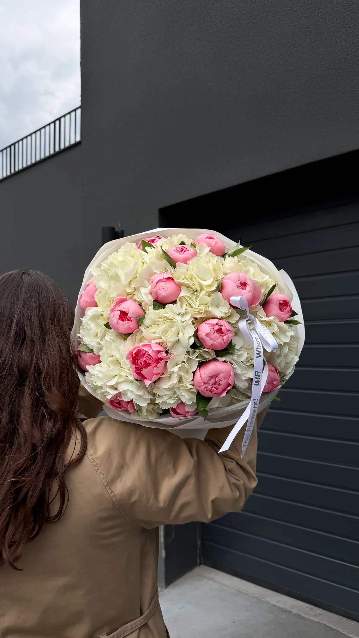 Hydrangea & Salmon — авторский букет от WTF! Днепр