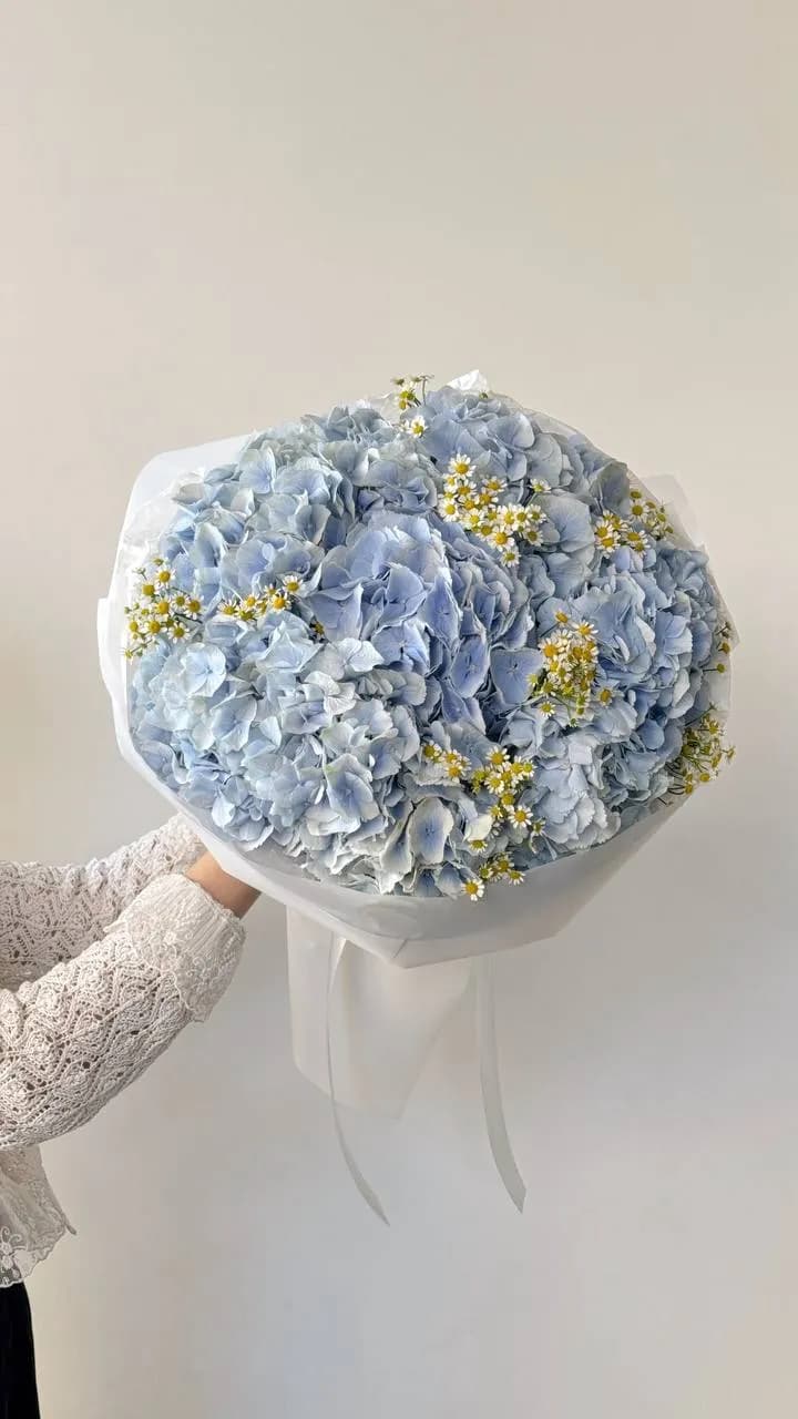 Blue Harmony — designer bouquet by WTF! Dnipro