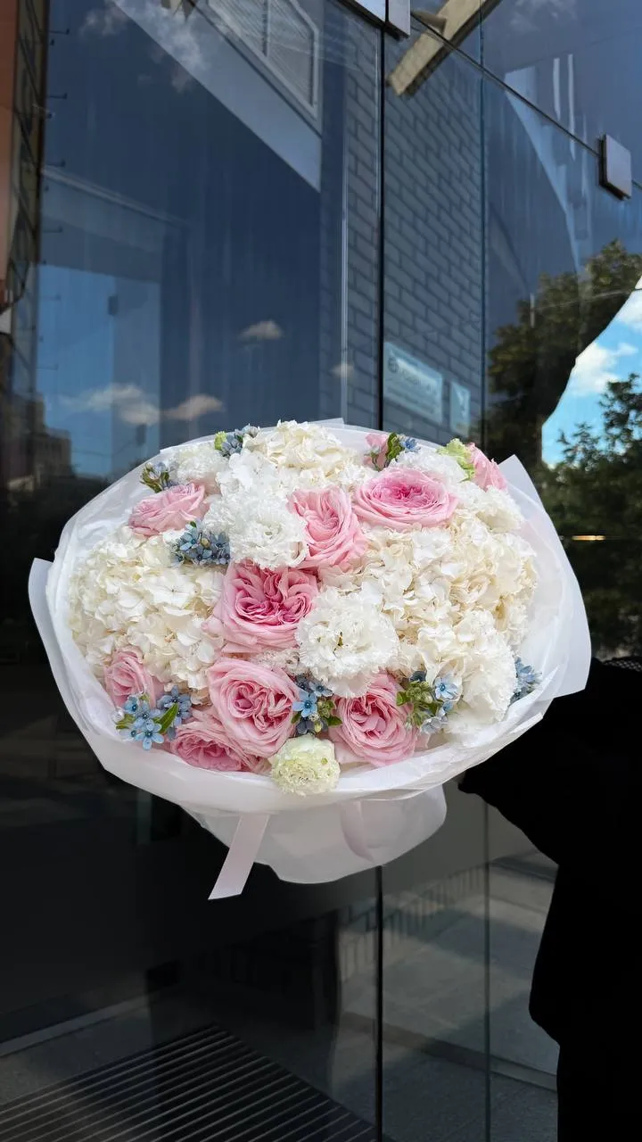 Blush Petal Cloud — designer bouquet by WTF! Dnipro
