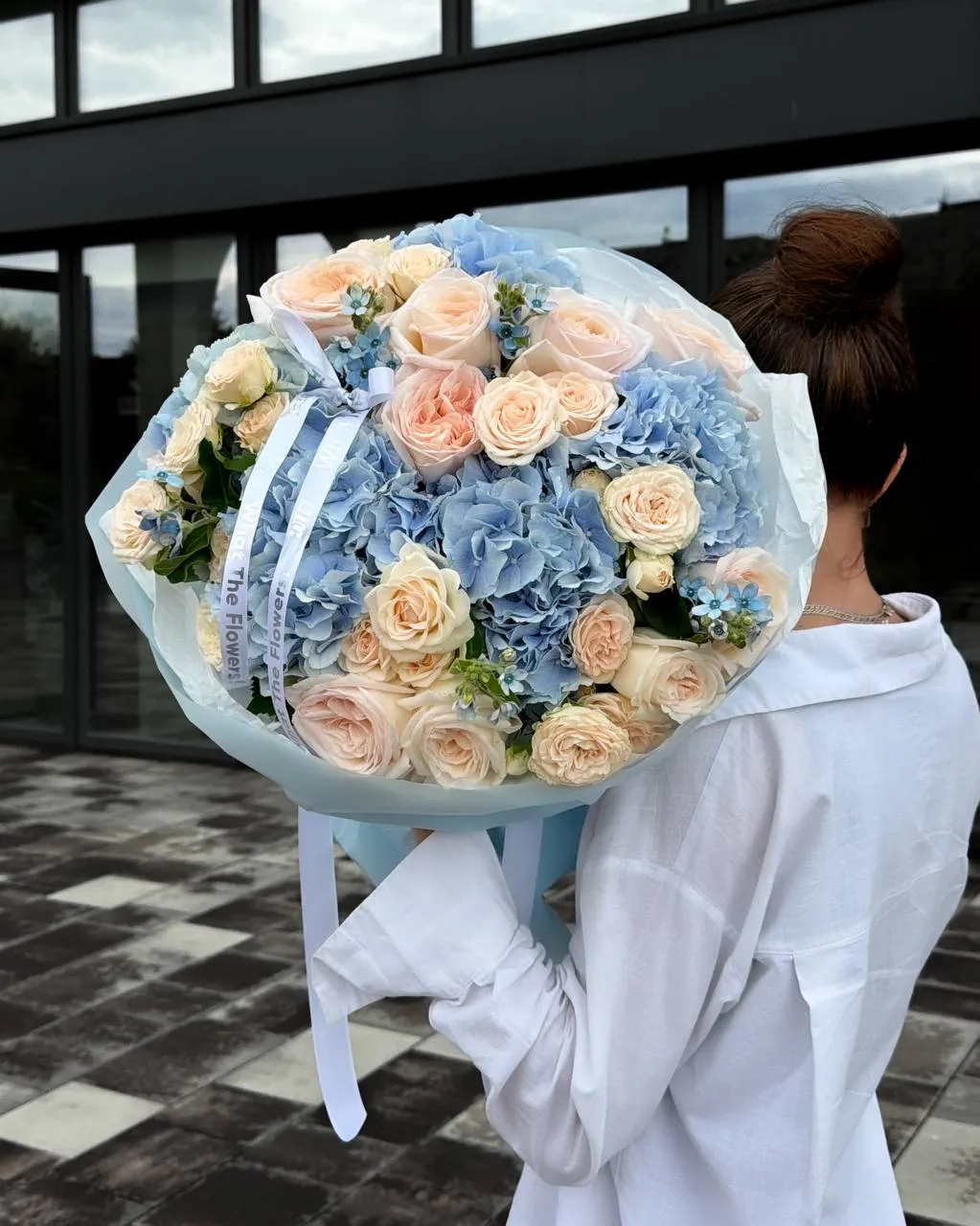 Celeste Blush — designer bouquet by WTF! Dnipro