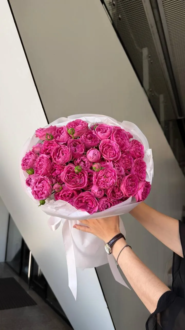 Fuchsia Spray Bloom — designer bouquet by WTF! Dnipro