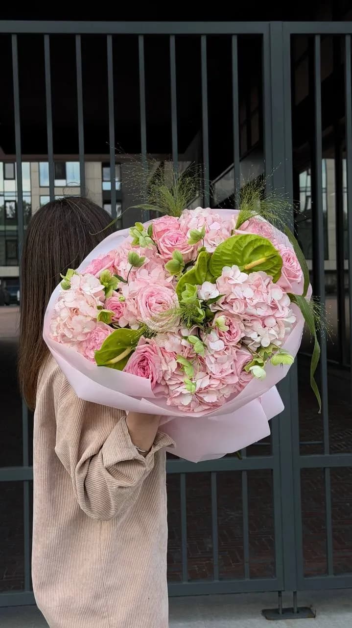 Pink Touch — designer bouquet by WTF! Dnipro